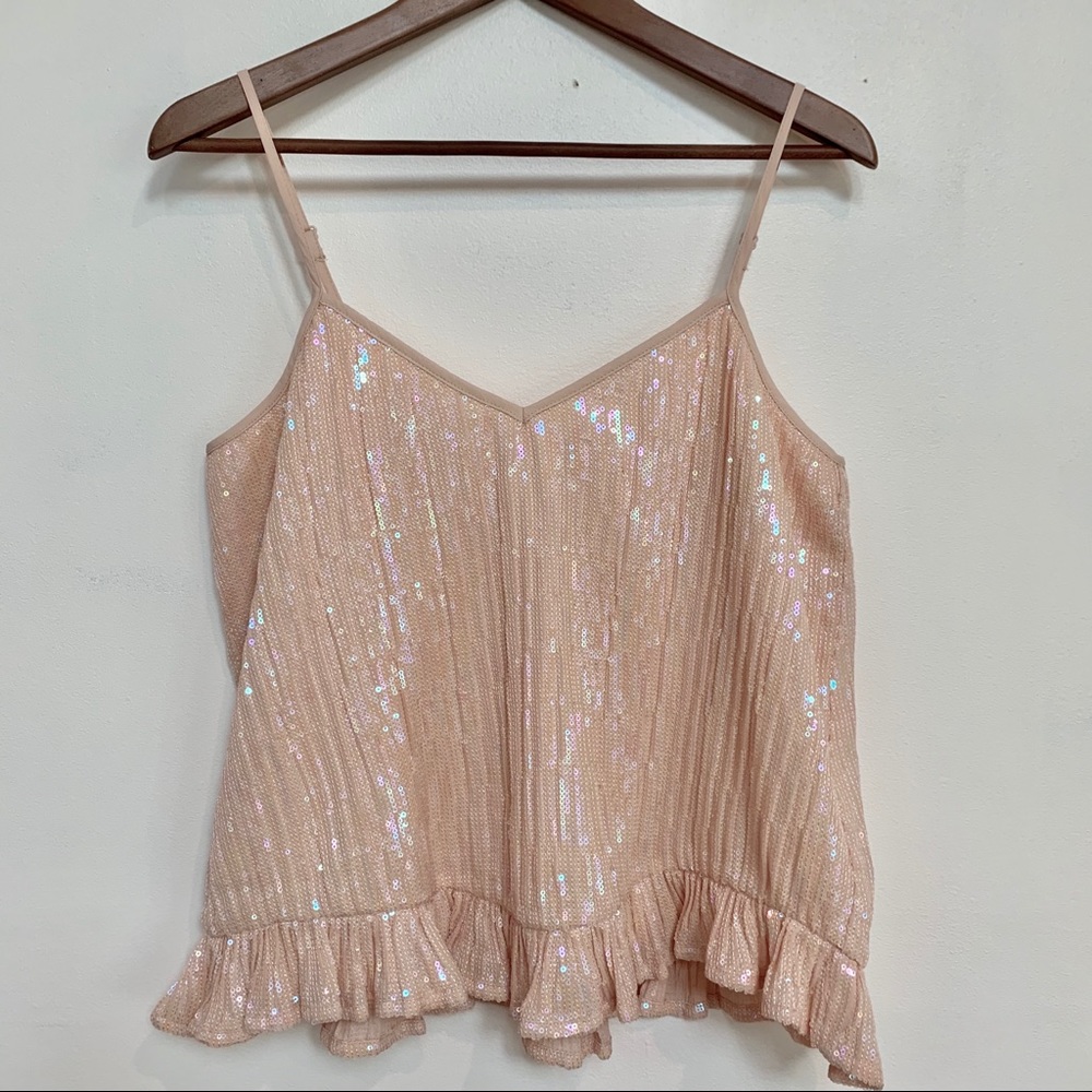 NWT Anthropologie Amelie Beaded Cami Rose Pin - Picture 5 of 6